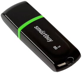 Память Smart Buy "Paean" 8GB, USB 2.0 Flash Drive, черный