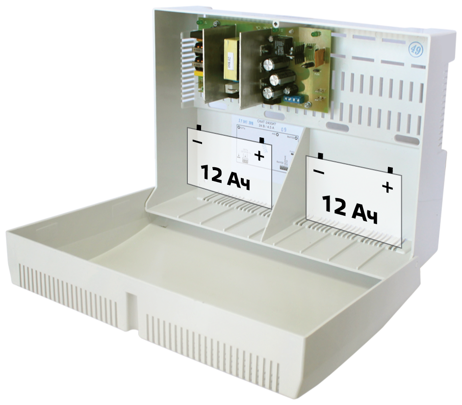 СКАТ-2400 (скат ИБП-24/3-2x12) источник питания Бастион