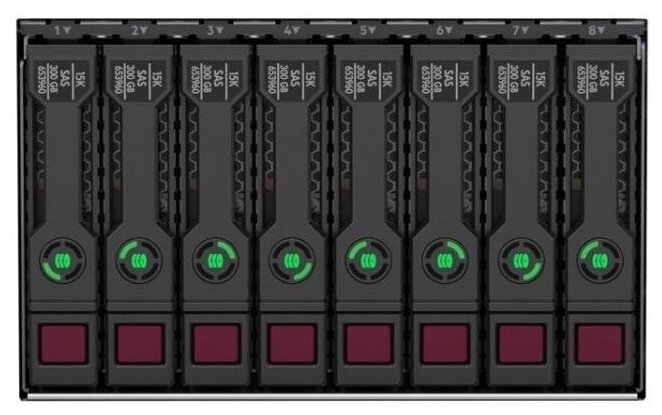 Элемент корпуса HPE HPE DL38X Gen10 Premium 8SFF HDD Bay