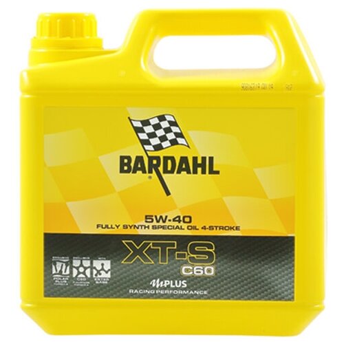 Моторное масло BARDAHL XT-S 5W40 MOTO синтетическое 4л