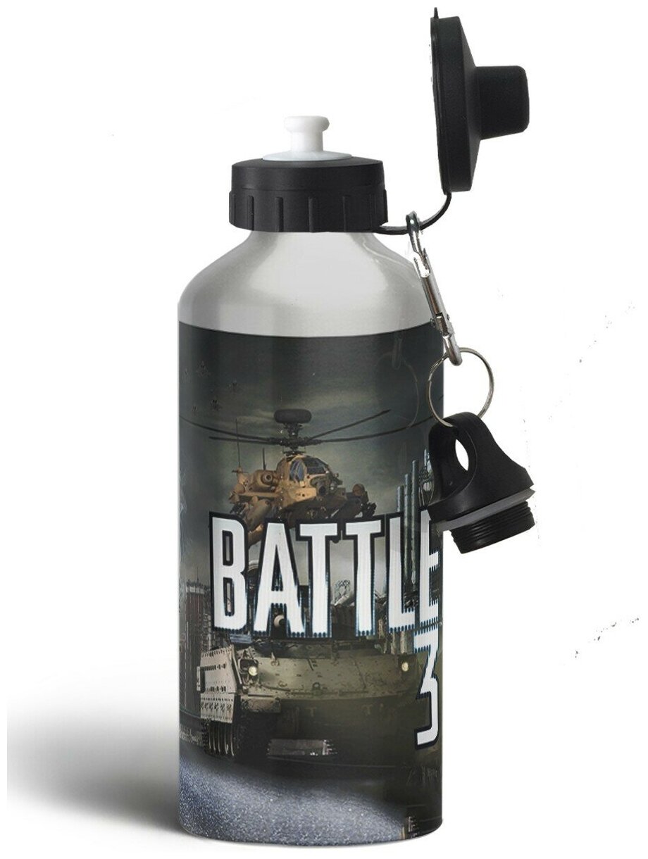 Бутылка спортивная, туристическая фляга Battlefield 3-1