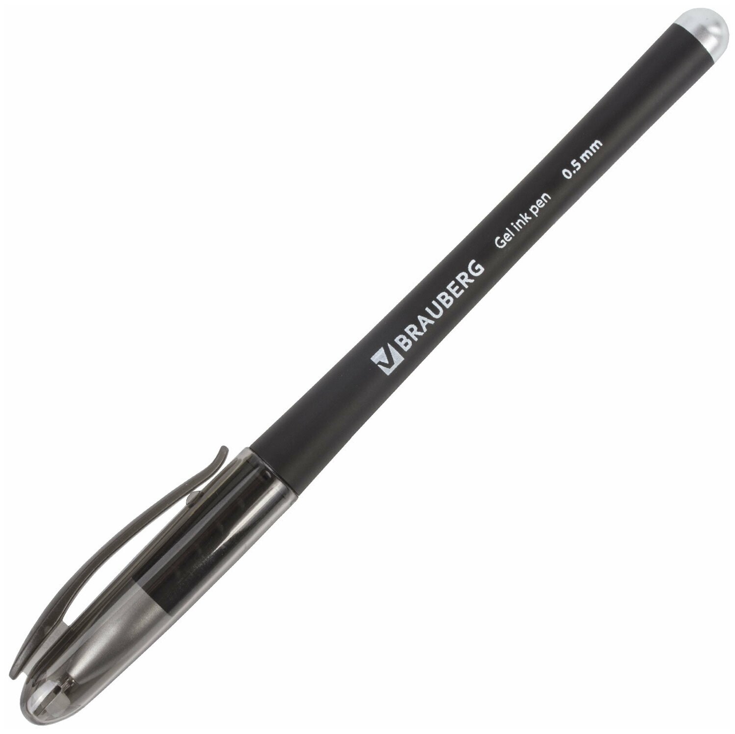 Ручка гелевая Brauberg Impulse черная 0.35мм - фото №3