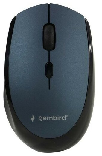 Мышь беспроводная Gembird MUSW-354-B синий бесшумный клик soft touch 3 кнопкиколесо-кнопка 1600DPI 24 ГГц