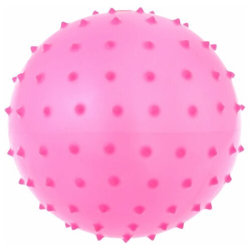 Мячик массажный, матовый пластизоль, d=16 см, 35 г, микс