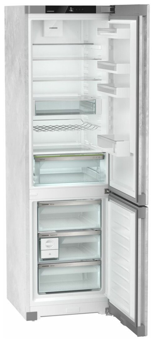 Двухкамерный холодильник Liebherr CNpcd 5723-20 001 серый - фотография № 7