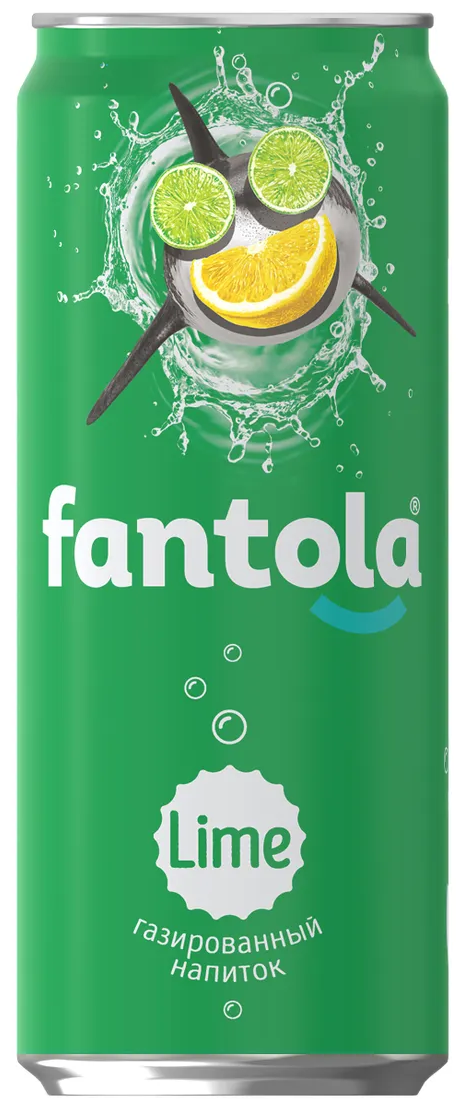 Лимонад FANTOLA "Lime" 0,33 л ж/б (12 шт) - фотография № 2