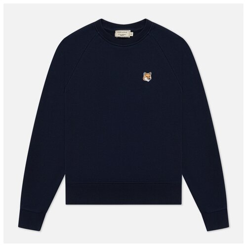 фото Женская толстовка maison kitsune fox head patch синий , размер m