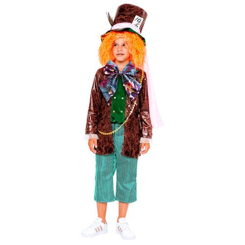 Костюм Безумный Шляпник (Цв: Разноцветный Размер: 134 см) костюм безумный шляпник кожзам бархат детский