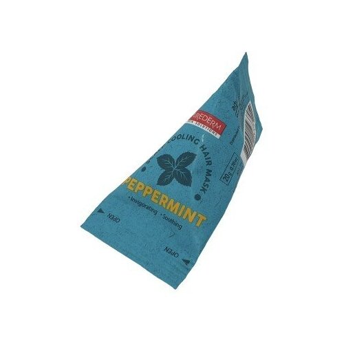Purederm Scalp Cooling Hair Mask Pack Peppermint Освежающая маска для волос и головы в пирамидках, 12 шт * 20 гр