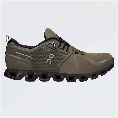 Беговые кроссовки ON Cloud 5 Waterproof Olive/Black (US:11,5)