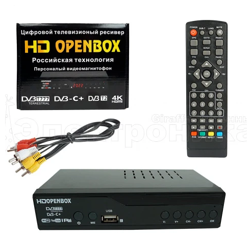 DVB-T2 ТВ приставка HDOPENBOX 168 T777/C+