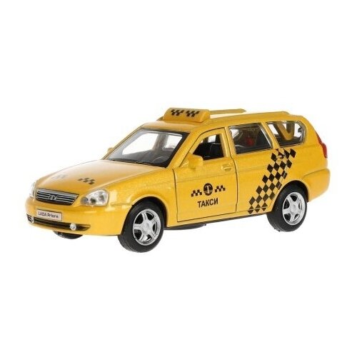 фото Lada priora такси / модель автомобиля / машинки - игрушки / инерционная технопарк