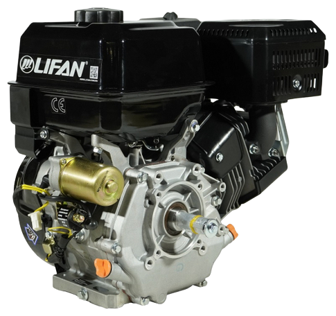 Двигатель бензиновый Lifan KP420 (17 л. с, вал 25 ручной стартер)
