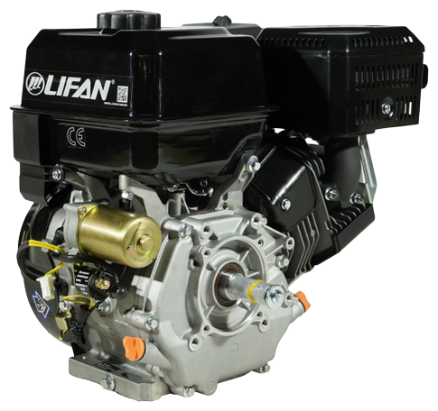 Двигатель бензиновый Lifan (190F-T) 17 л.с. - фото №3