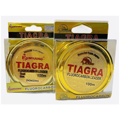 Леска Tiagra флюрокарбоновая 0.16 мм (5.8 кг), 100 м (2 шт.)