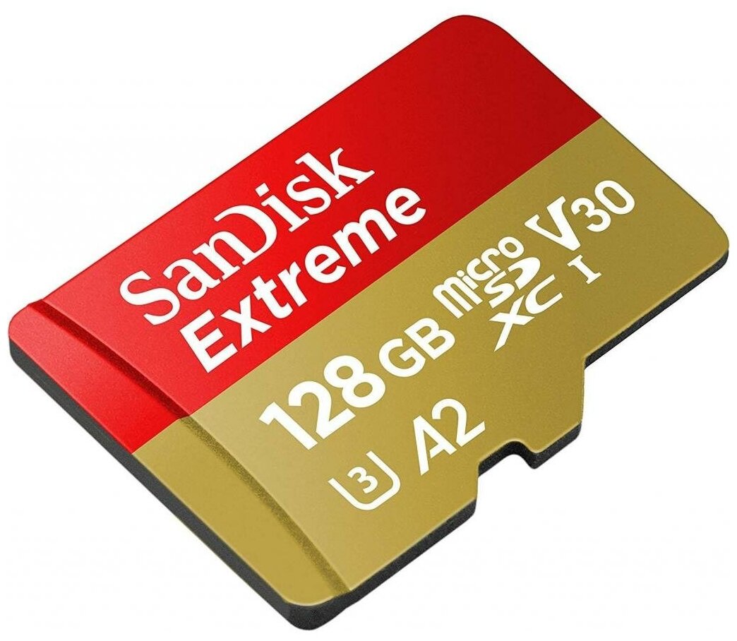 Extreme microSDXC Class 10 UHS Class 3 V30 A2 128GB