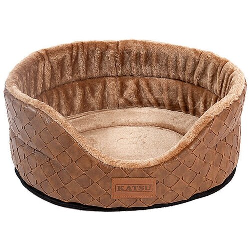 KATSU SKAJ 58х52х21 см лежак для животных коричневый плюш PZ 369-36454, шт