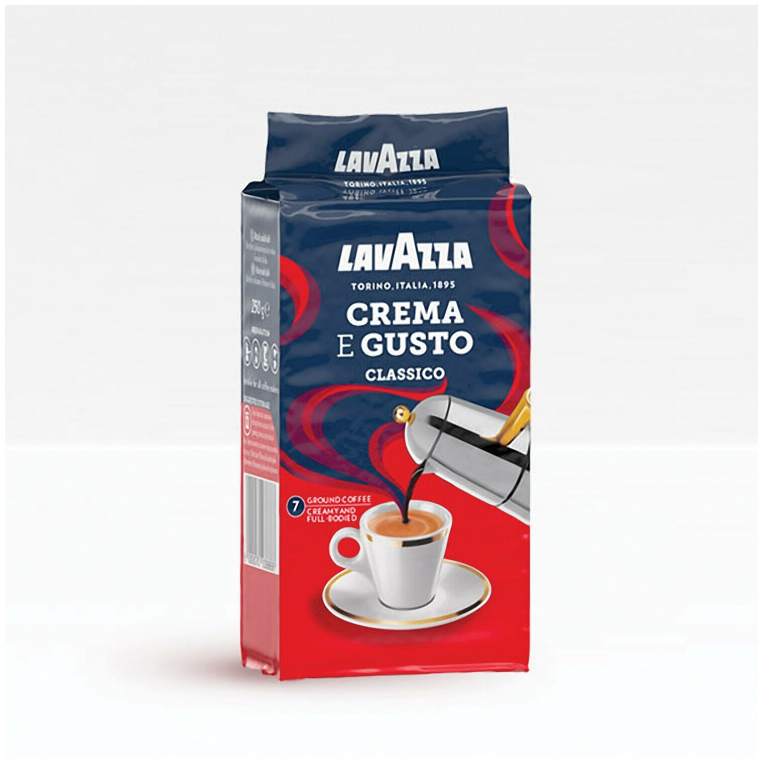 Кофе молотый LAVAZZA "Crema E Gusto", комплект 5 шт., 250 г, вакуумная упаковка, 3876 - фотография № 16