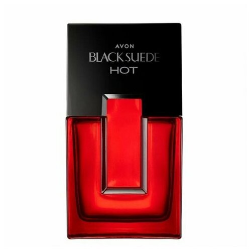 Туалетная вода Black Suede Hot AVON, для него, 75 мл avon туалетная вода musk metropolitano 75 мл