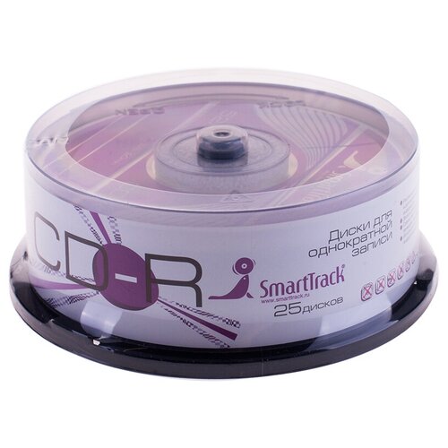  CD-R 700Mb Smart Track 52x Cake Box (25)