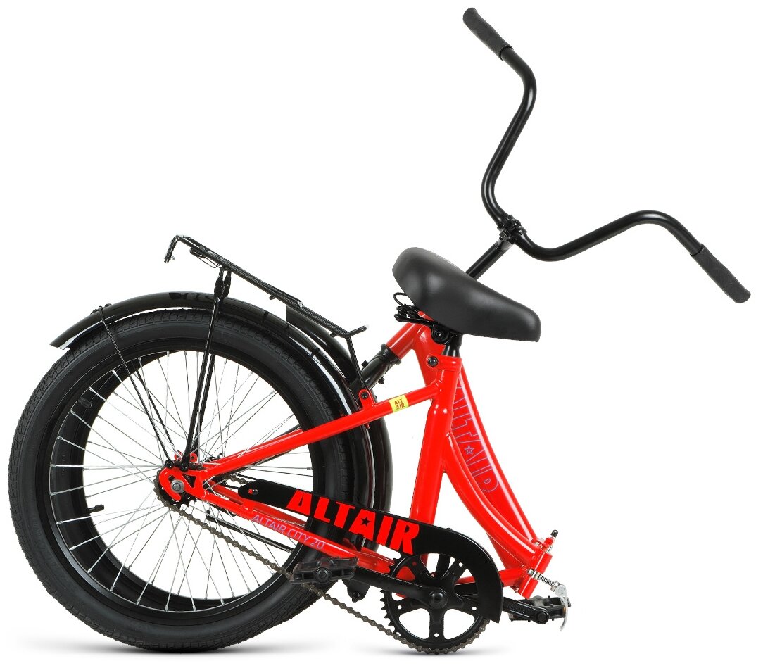 Велосипед ALTAIR CITY 20 (2022) (Велосипед ALTAIR CITY 20 (20" 1 ск. рост. 14" скл.) 2022, красный/голубой, RBK22AL20006)