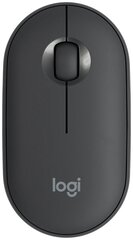 Беспроводная компактная мышь Logitech Pebble M350, графитовый (graphite)