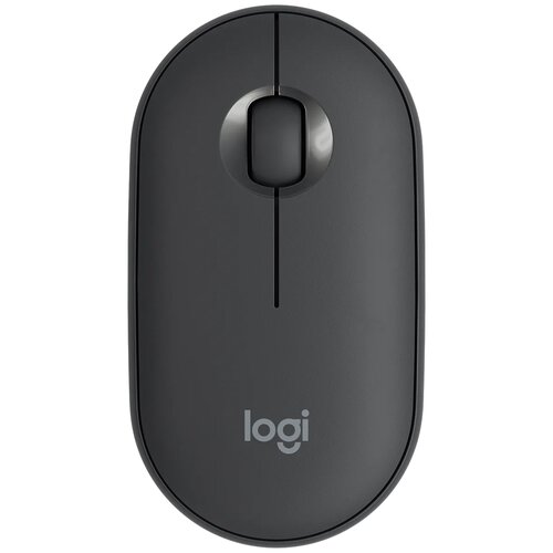 Беспроводная компактная мышь Logitech Pebble M350, графитовый (graphite) беспроводная компактная мышь logitech pebble m350 графитовый graphite