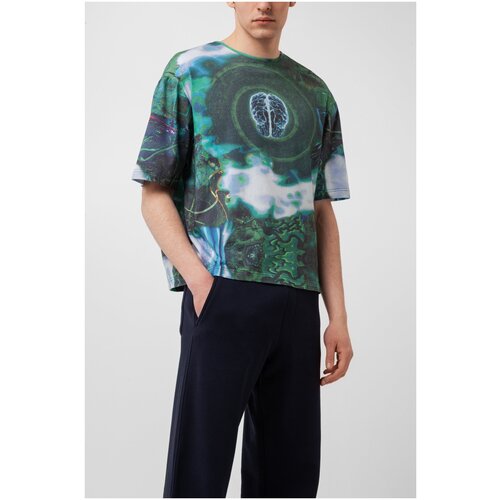 фото Футболка who/am цвет зеленый размер l/xl