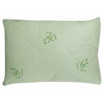 Подушка, подушка для сна, подушка бамбук 50х70 см, гипоаллергенная, съемный чехол - изображение