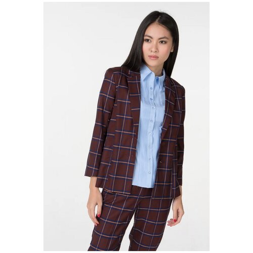 фото Жакет без пояса y.a.s 26013232/ коричневый 50