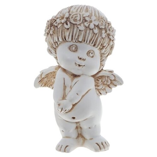 Фигура декоративная Ангел (цвет антик), 10*8*14,5 cм KSMR-626423/A025 фигурка декоративная ангел 8 3 см y4 3671