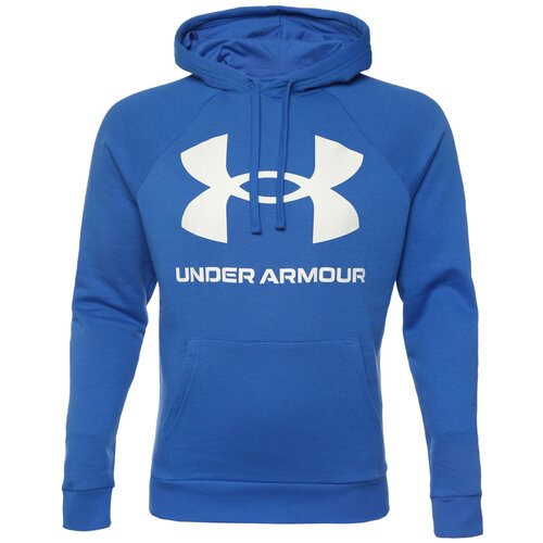 фото Толстовка under armour, силуэт прямой, средней длины, утепленная, размер xl, голубой