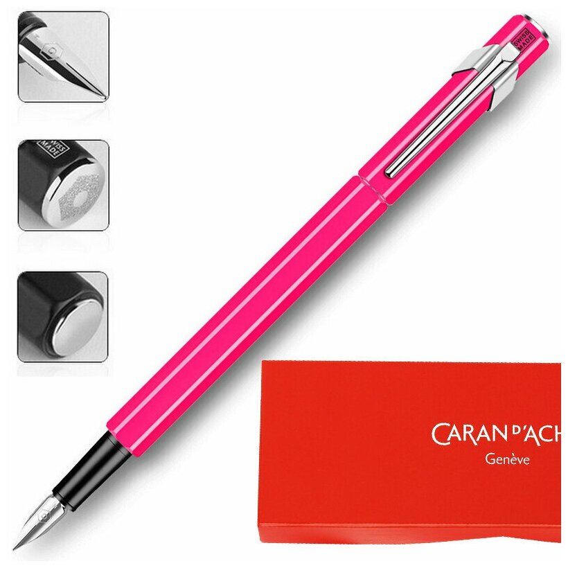 Перьевая ручка Caran d'Ache Office Classic (842.090) Fluorescent Purple, перо EF