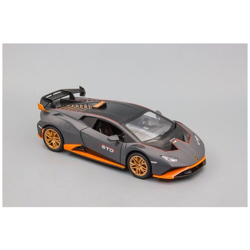 Купить Машинка металлическая инерционная Ламборджини Lamborghini Huracan STO 20 см (1:24), BooM ToyS