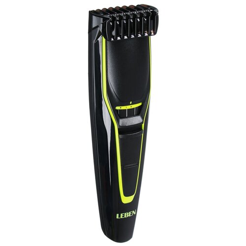 Триммер для бороды и усов Leben 251-065 черный салатовый 185900₽