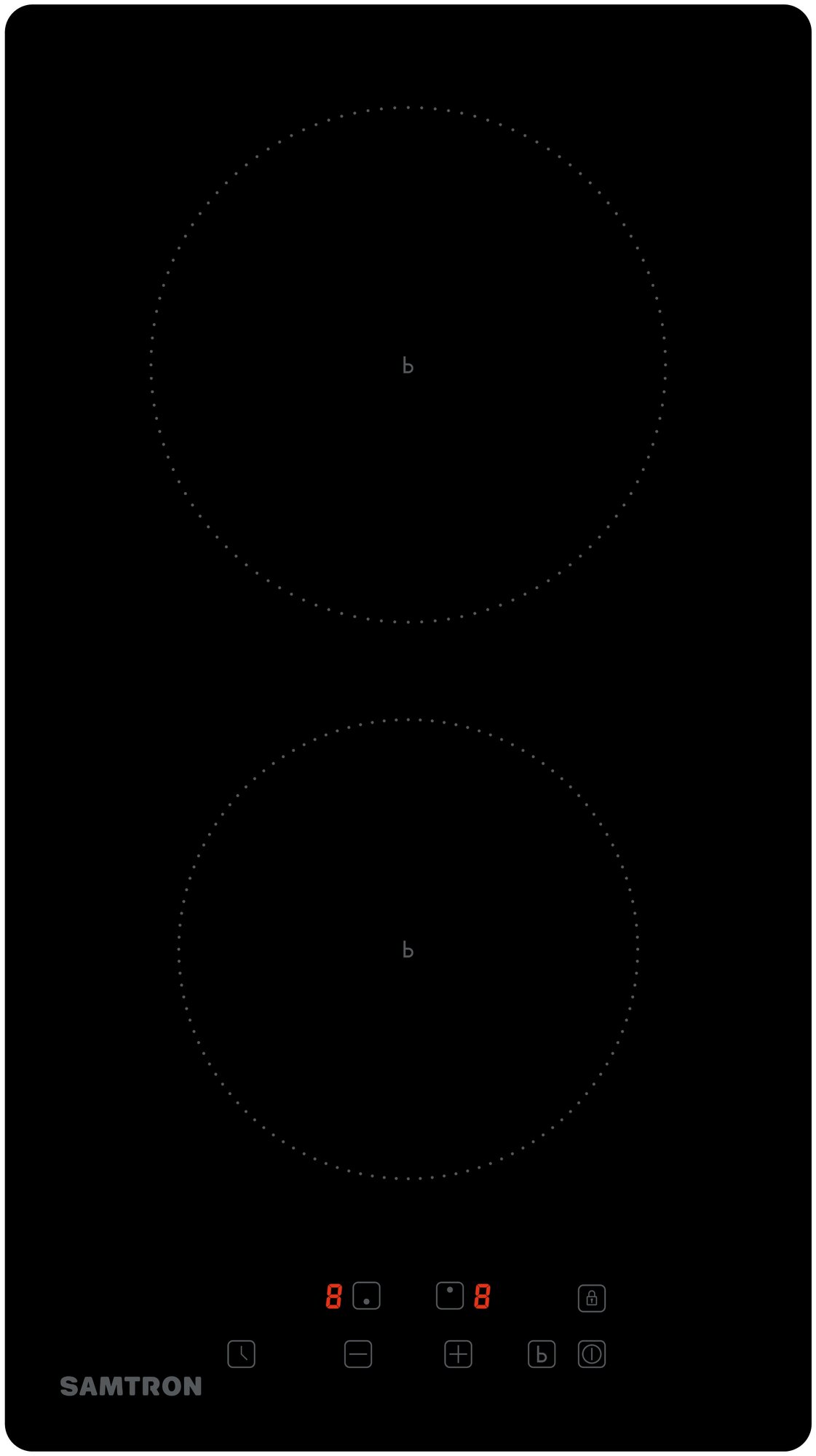 Индукционная варочная панель SAMTRON AI-310bg цвет черный