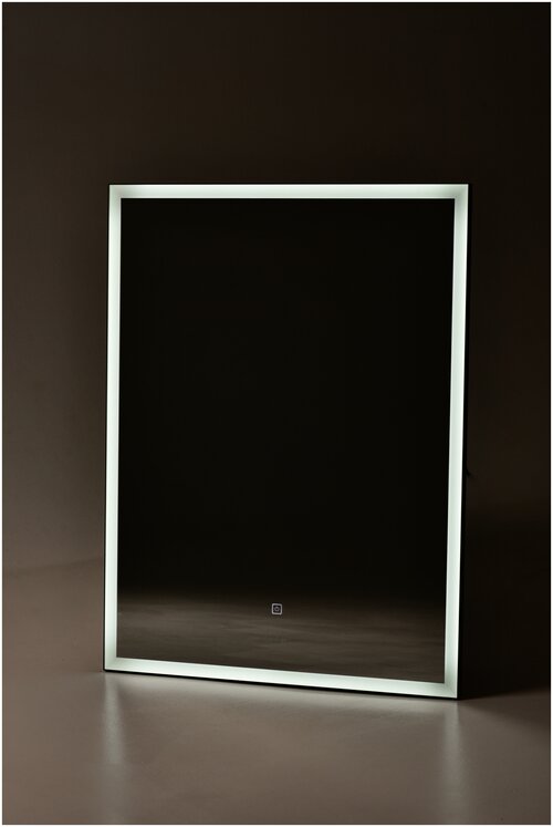 Зеркало SINTESI KANTO BLACK 60 с LED-подсветкой 600x800