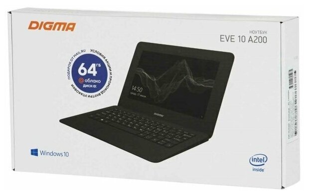 Digma Ноутбук Digma EVE 10 A200 (ES1052EW)