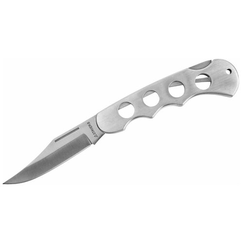 STAYER Нож STAYER складной, цельнометаллическая облегченная рукоятка, большой складной нож otava mr blade