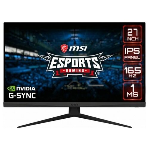 MSI Optix 27 G273 черный 1920x1080 матовый IPS Flat 2xHDMI 1xDP 165Hz 1ms Black 45kg 9S6-3CA71A-054 2894400₽