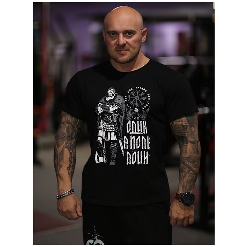 фото Футболка inferno style, размер 3xl, черный