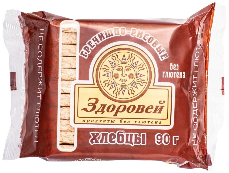 Хлебцы Здоровей, гречишно-рисовые б/глютена 90 г - фото №8