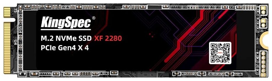 Накопитель SSD Kingspec PCI-E 4.0 x4 1Tb XF-1TB M.2 2280 XF-1TB