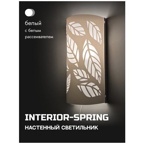 Интерьерный настенный светильник бра 