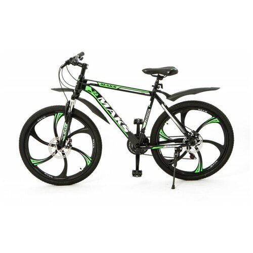 Велосипед 26 MAKS LEGEND MD PRO литые диски новый дизайн ALU рама 21-ск рама 20 Зеленый 2092400₽