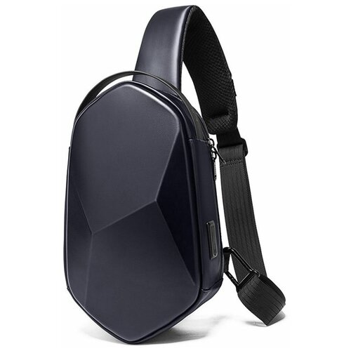 фото Однолямочный рюкзак bange bg7213 синий