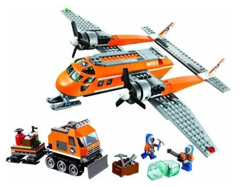Конструктор Arctic 10441 Арктический грузовой самолёт Совместим с лего