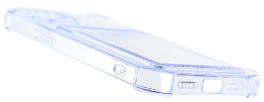 Чехол защитный усиленный TPU LuxCase для Apple iPhone 13, Светло-голубой, 1,5 м - фото №4