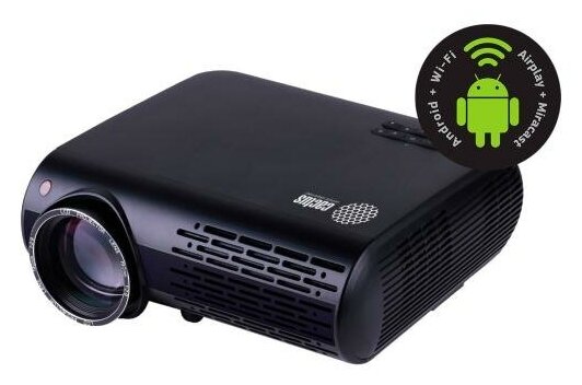 Проектор Cactus CS-PRO02B WXGA-A 1280x800 3000 lm 20001 черный