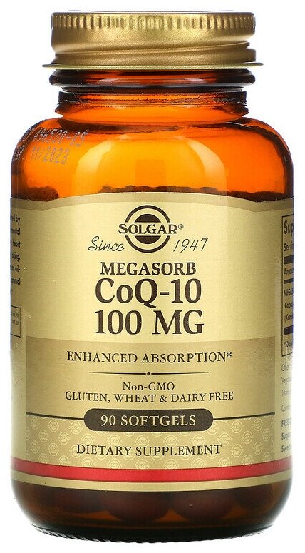 Solgar Megasorb CoQ-10 Q-10 100 мг 90 капс